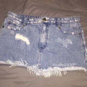 Denim skirt